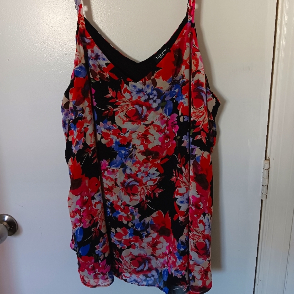 TORRID flower Sleeveless Top